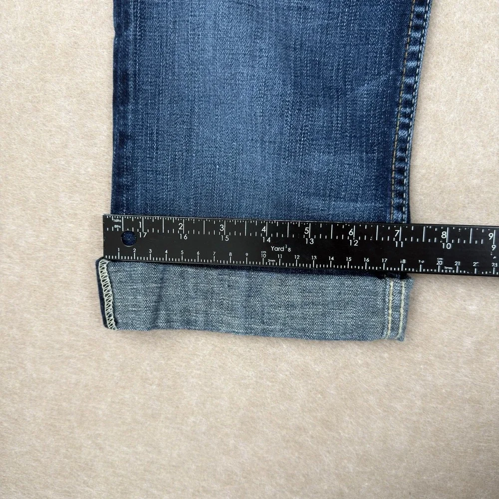 BKE Buckle Jeans Women's Size‎ 29 Blue Capri Starlite Stretch Low Rise Denim